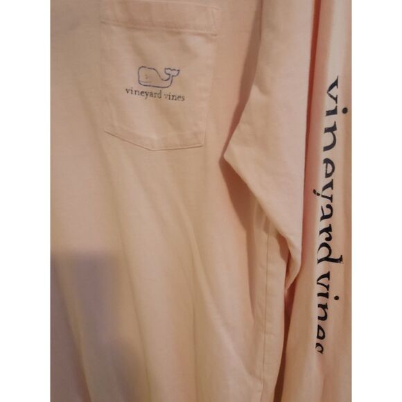 Vineyard Vintage Women Whale Long-Sleeve Pocket Tee - Picture 3 of 4